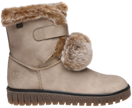 Ботинки  Rieker  бежевый  кожа искусств./текстиль Z-89085 фото в интернет-магазине | Omadey.ru