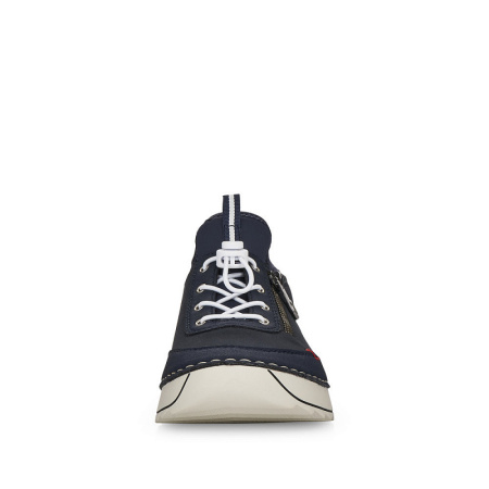 Кеды  женские Rieker  синий  кожа искусств./текстиль F-100562 фото в интернет-магазине | Omadey.ru