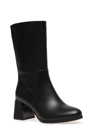 Полусапоги  El Tempo  черный  кожа Z-400365 фото в интернет-магазине | Omadey.ru