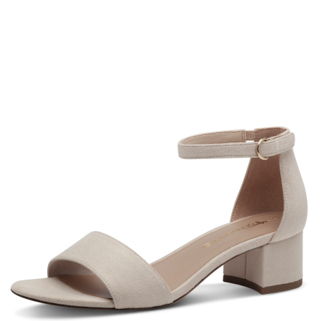 Босоножки  Tamaris  бежевый текстиль F-400917 фото в интернет-магазине | Omadey.ru