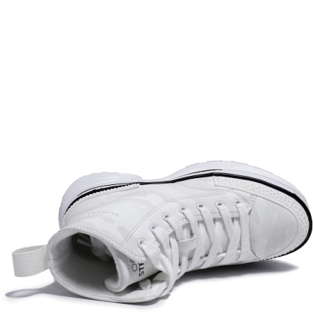 Ботинки  Strobbs  белый  кожа искусств. Z-100895 фото в интернет-магазине | Omadey.ru