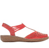 Сандалии  Rieker  красный  кожа/кожа искусств. F-81041 фото в интернет-магазине | Omadey.ru