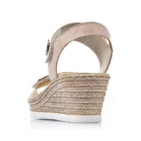 Босоножки  Rieker  розовый  кожа/кожа искусств. F-100643 фото в интернет-магазине | Omadey.ru Босоножки  Rieker  розовый  кожа/кожа искусств. F-100643 фото в интернет-магазине | Omadey.ru