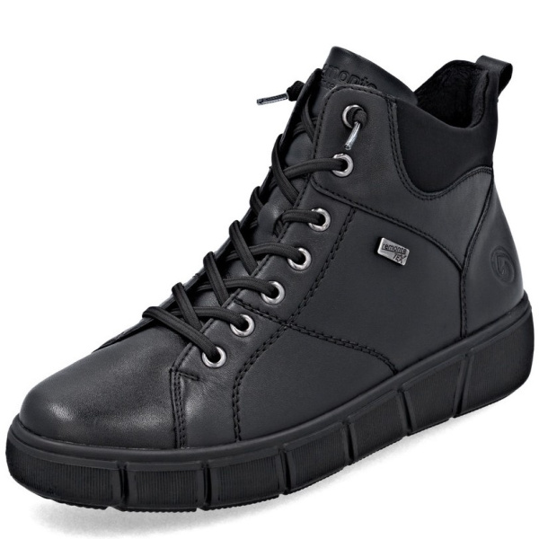 Фото Ботинки  Remonte  черный  кожа/кожа искусств. Z-400831