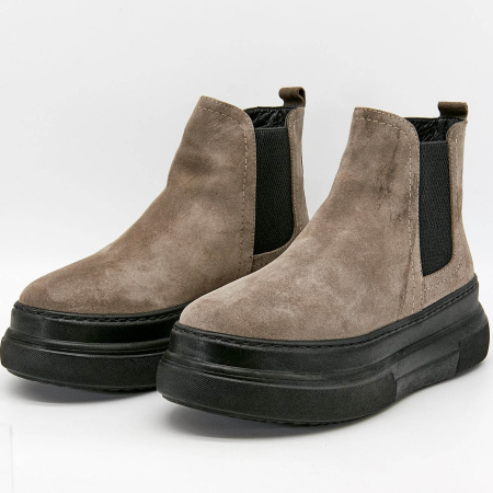 Ботинки  Dakkem  бежевый  замша Z-100396 фото в интернет-магазине | Omadey.ru