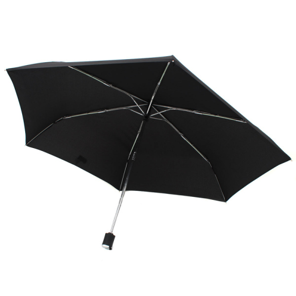 Фото Мужской компактный зонт, черного цвета, горох, автомат