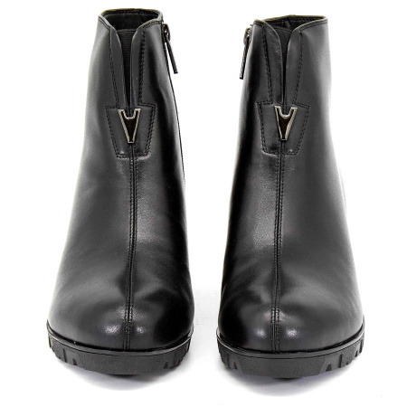 Ботильоны  Baden  черный  кожа Z-8708 фото в интернет-магазине | Omadey.ru