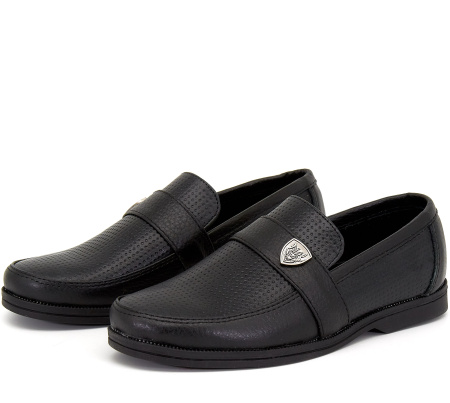 Туфли  Joker  черный  кожа Z-8270 фото в интернет-магазине | Omadey.ru