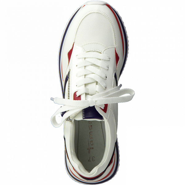 Фото Кроссовки  Tamaris  белый  иск. материал F-90740