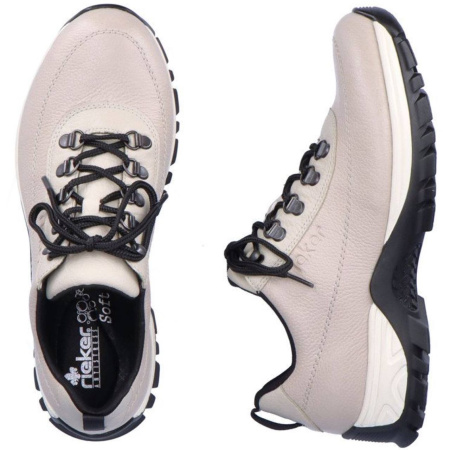 Кроссовки  Rieker  бежевый  кожа/кожа искусств. Z-300110 фото в интернет-магазине | Omadey.ru