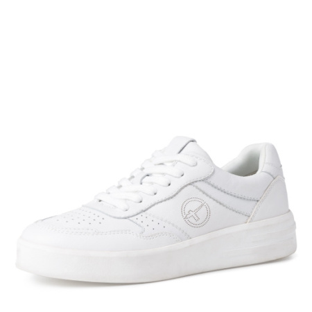 Кроссовки  женские Tamaris  белый  кожа F-100174 фото в интернет-магазине | Omadey.ru