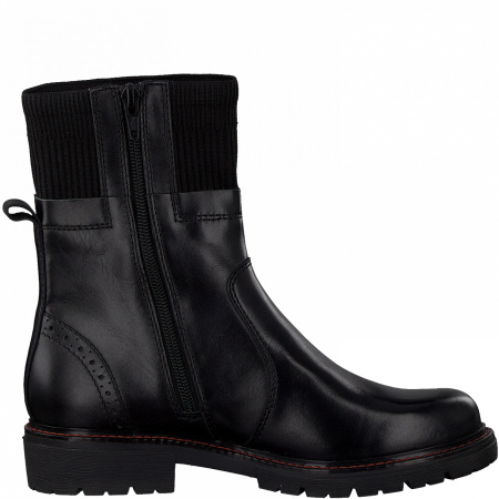 Ботинки  Jana  черный  кожа Z-100535 фото в интернет-магазине | Omadey.ru
