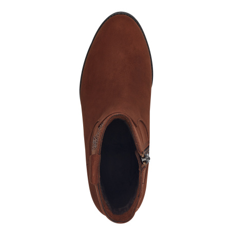 Ботинки  Marco Tozzi  коричневый  текстиль Z-400676 фото в интернет-магазине | Omadey.ru