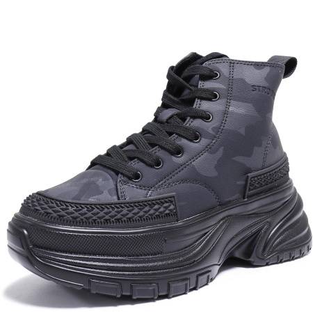 Кроссовки  Strobbs  черный  кожа искусств. Z-100900 фото в интернет-магазине | Omadey.ru