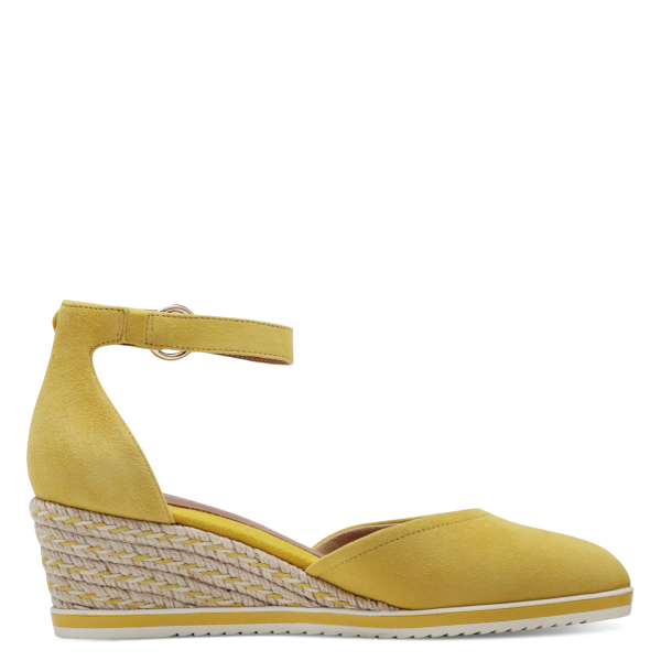 Фото Босоножки  Tamaris  желтый кожа F-400615