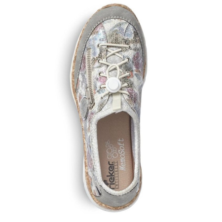 Кроссовки  женские Rieker  мультицвет  кожа искусств./текстиль F-91262 фото в интернет-магазине | Omadey.ru
