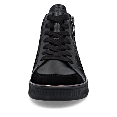 Ботинки  Remonte  черный  кожа/текстиль Z-400836 фото в интернет-магазине | Omadey.ru