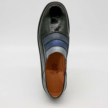 Туфли  Romer  черный  кожа лаковая F-90671 фото в интернет-магазине | Omadey.ru