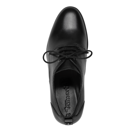 Туфли  Tamaris  черный  кожа Z-400381 фото в интернет-магазине | Omadey.ru