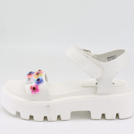 Сандалии  Betsy  белый  кожа искусств. F-70938 фото в интернет-магазине | Omadey.ru