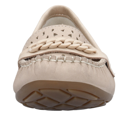 Мокасины  Rieker  бежевый  кожа/кожа искусств. F-400071 фото в интернет-магазине | Omadey.ru