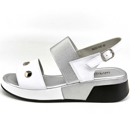 Босоножки  Baden  белый  композиц.кожа F-80542 фото в интернет-магазине | Omadey.ru