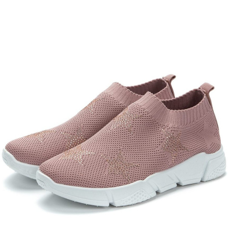 Кроссовки  Crosby  пудра  текстиль F-90964 фото в интернет-магазине | Omadey.ru