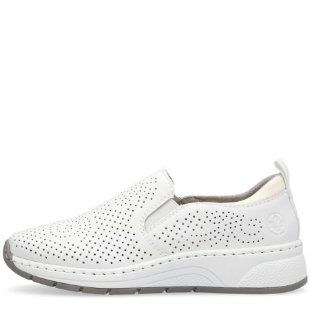 Туфли  Rieker  белый  кожа/кожа искусств. F-300567 фото в интернет-магазине | Omadey.ru