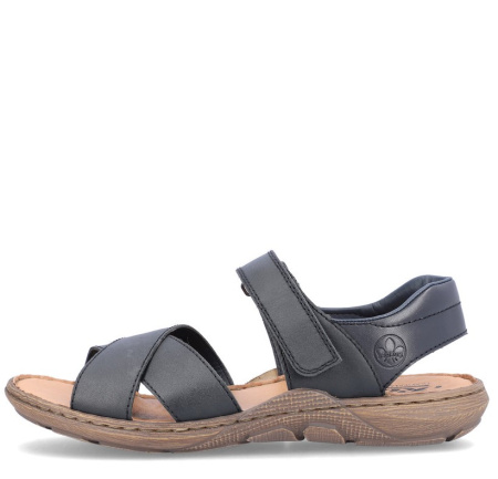 Сандалии  Rieker  синий  кожа/кожа искусств. F-200248 фото в интернет-магазине | Omadey.ru