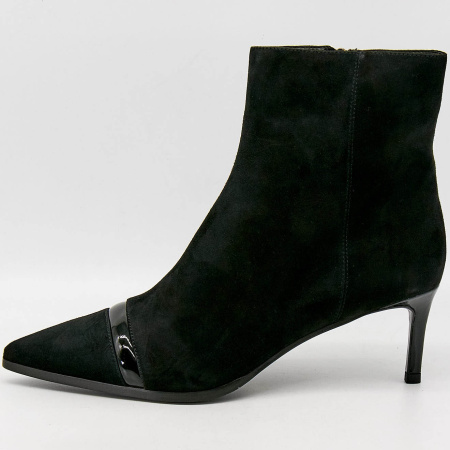 Ботильоны  MYSET  черный  кожа Z-100815 фото в интернет-магазине | Omadey.ru