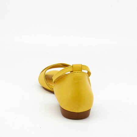 Босоножки  Rovigo  желтый  кожа F-81208 фото в интернет-магазине | Omadey.ru