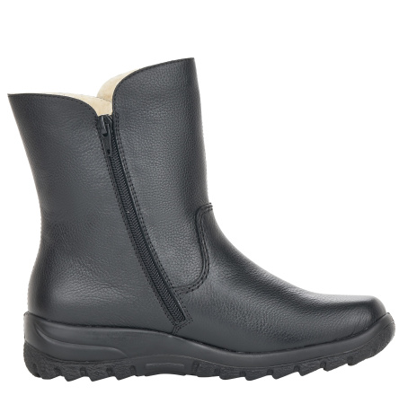 Полусапоги  женские Rieker  черный  кожа Z-200577 фото в интернет-магазине | Omadey.ru