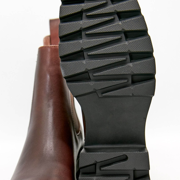 Фото Ботинки  Madella  коричневый  кожа Z-100570