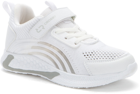 Кроссовки  Crosby  белый  кожа искусств./текстиль Z-100029 фото в интернет-магазине | Omadey.ru