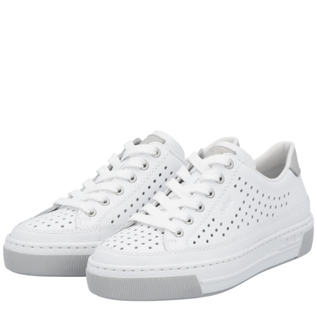 Кеды  Rieker  белый  кожа/кожа искусств. F-400176 фото в интернет-магазине | Omadey.ru