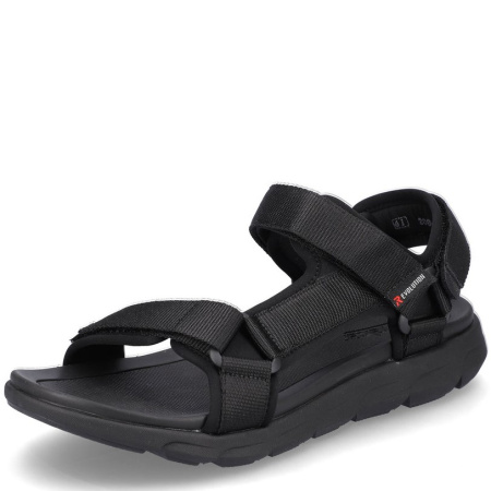 Сандалии  Rieker-Evolution  черный  текстиль F-300562 фото в интернет-магазине | Omadey.ru