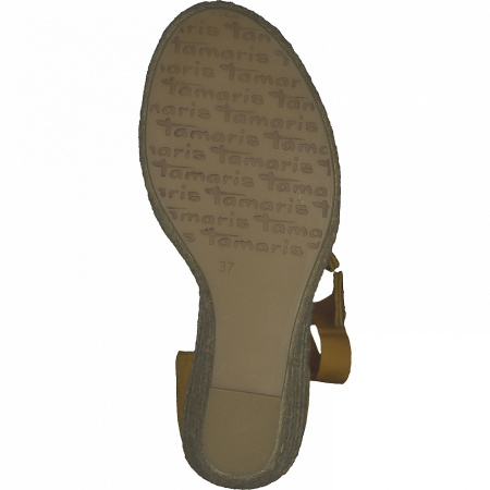 Босоножки  Tamaris  желтый  кожа F-90577 фото в интернет-магазине | Omadey.ru