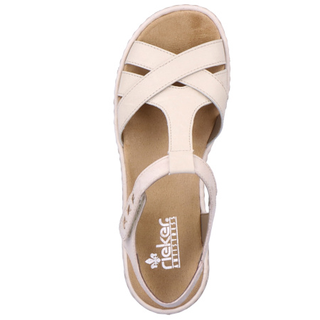 Сандалии  Rieker  бежевый  кожа/кожа искусств. F-400118 фото в интернет-магазине | Omadey.ru