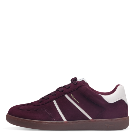 Кеды  Tamaris  бордовый  кожа Z-400295 фото в интернет-магазине | Omadey.ru