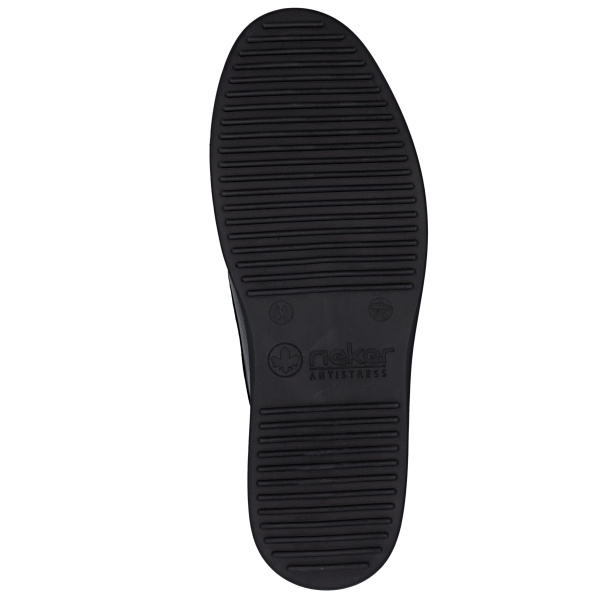 Фото Туфли  Rieker  черный  кожа/кожа искусств. F-401102