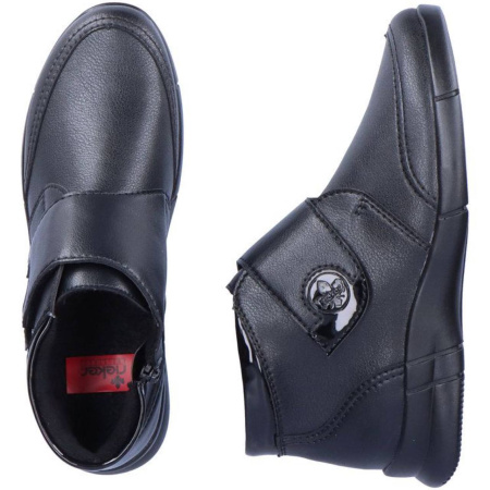 Ботинки  Rieker  черный  кожа/кожа искусств. Z-300115 фото в интернет-магазине | Omadey.ru