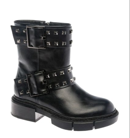 Ботинки  Betsy  черный  кожа искусств. Z-8382 фото в интернет-магазине | Omadey.ru