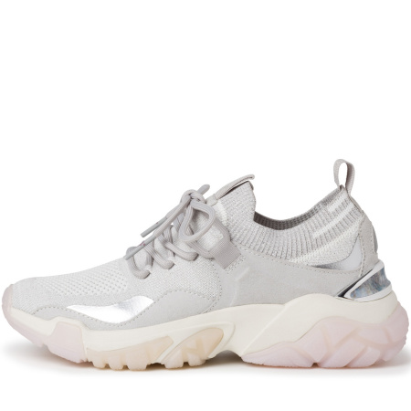 Кроссовки  женские Tamaris  серебряный  текстиль Z-90106 фото в интернет-магазине | Omadey.ru