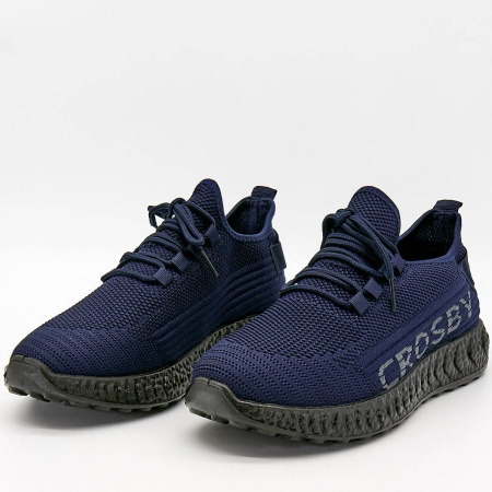 Кроссовки  Crosby  синий  сетка Z-100046 фото в интернет-магазине | Omadey.ru