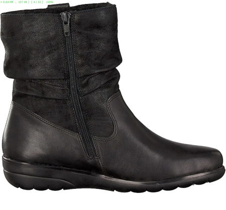 Полусапоги  Rieker  черный  кожа/кожа искусств. Z-89197 фото в интернет-магазине | Omadey.ru