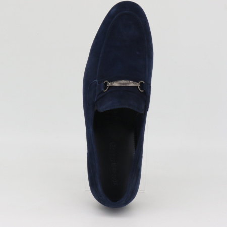 Мокасины  Lucido Vienno  синий  замша F-71094 фото в интернет-магазине | Omadey.ru