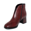 Ботинки  Remonte  бордовый  кожа Z-400046 фото в интернет-магазине | Omadey.ru
