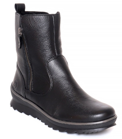 Полусапоги  Remonte  черный  кожа Z-400145 фото в интернет-магазине | Omadey.ru