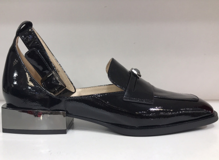Туфли  Aidini  черный  кожа лаковая F-90647 фото в интернет-магазине | Omadey.ru
