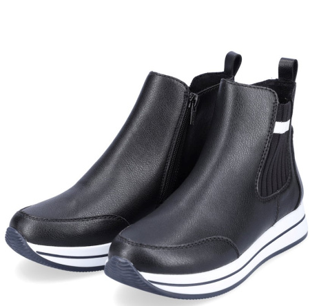 Ботинки  Rieker  черный  кожа Z-200149 фото в интернет-магазине | Omadey.ru